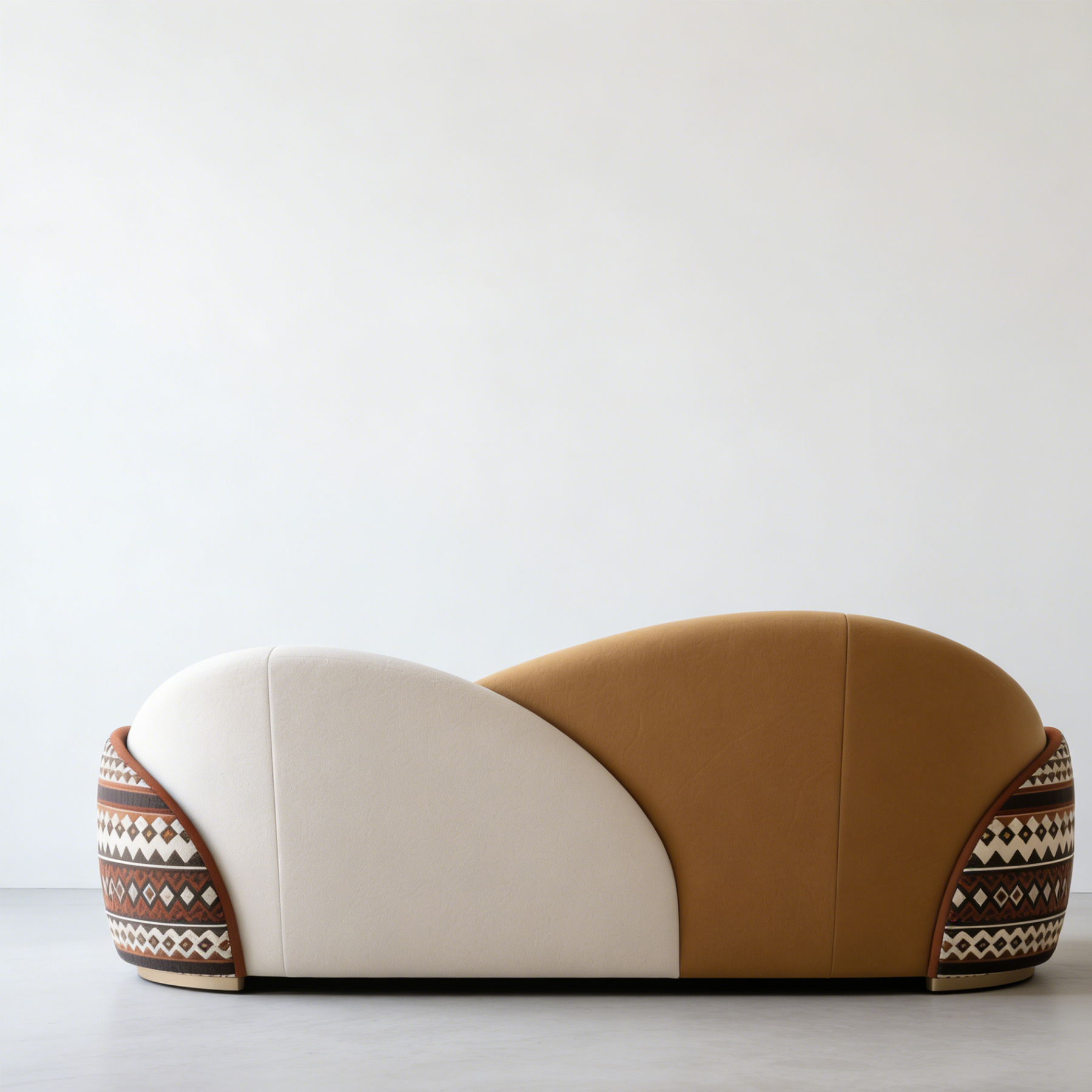 Kolorowa sofa kontrastowa 