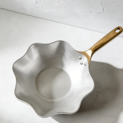 Wok ze stali nierdzewnej 