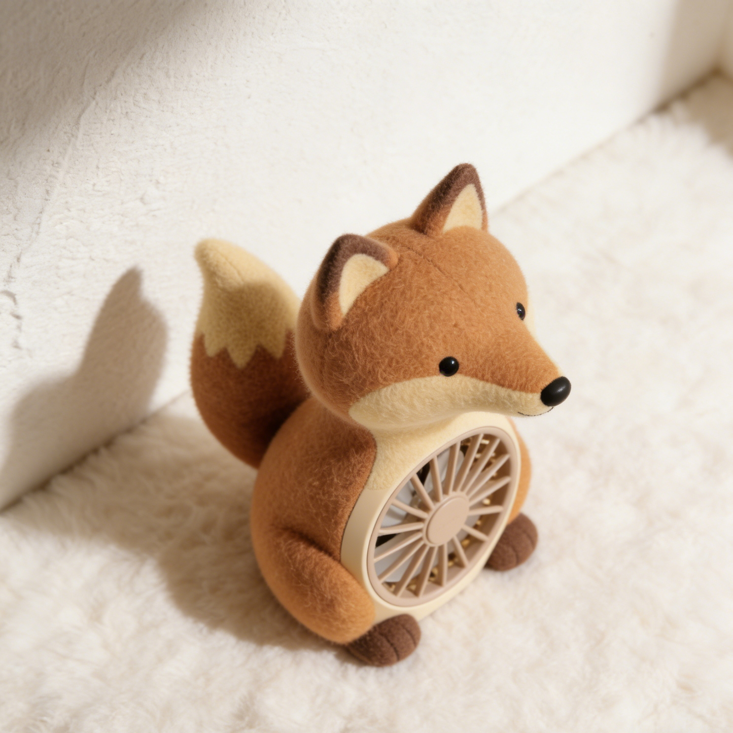 Filc anyagú róka alakú ventilátor, 2 db-os szett