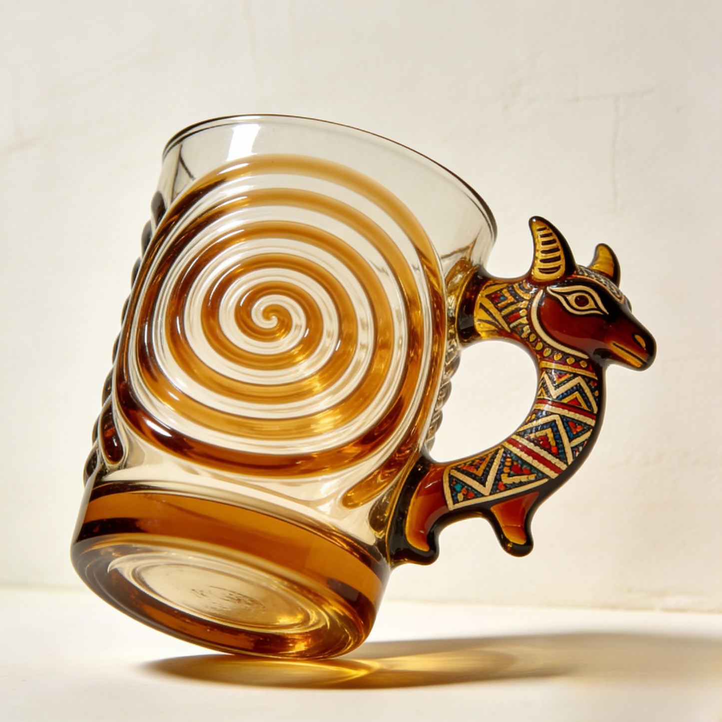 Kubek z rogami jelenia (zestaw 2 sztuk)