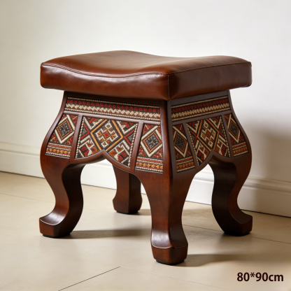 Skórzana ławka na buty