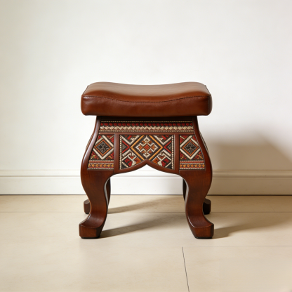 Skórzana ławka na buty