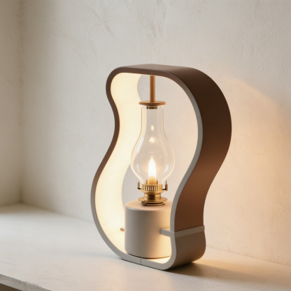 Hordozható kemping petróleumlámpa