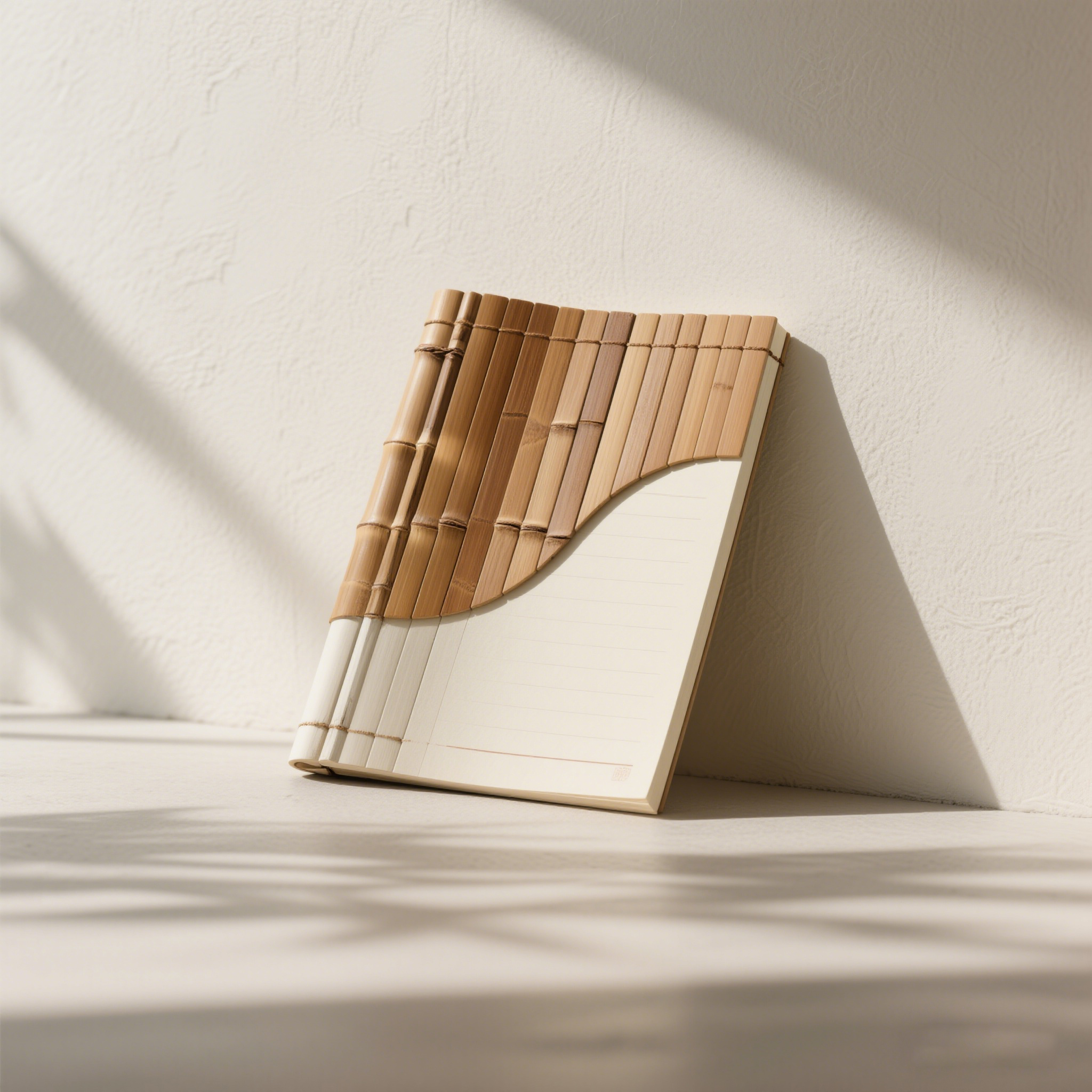 Bambuszcsomós dizájnú jegyzetfüzet (5 db)