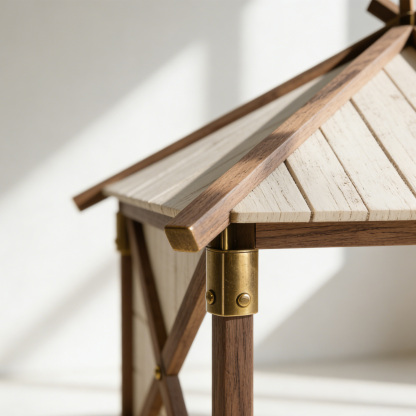 Pihenő pavilon modell dekoráció