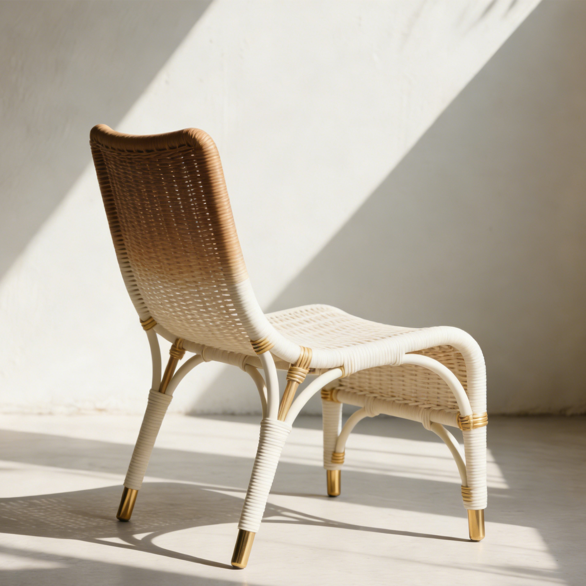 Kézzel készített fonott szék