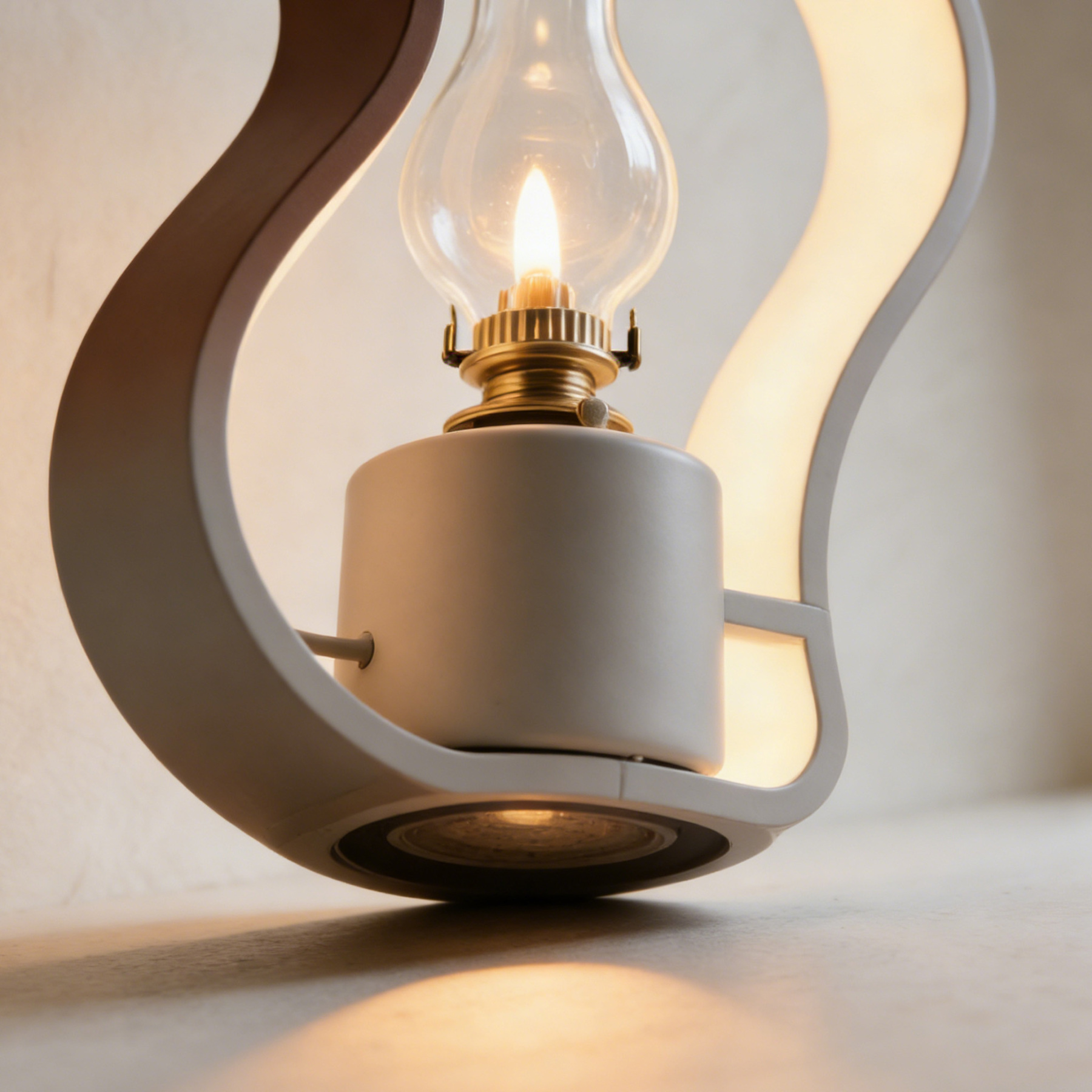 Hordozható kemping petróleumlámpa