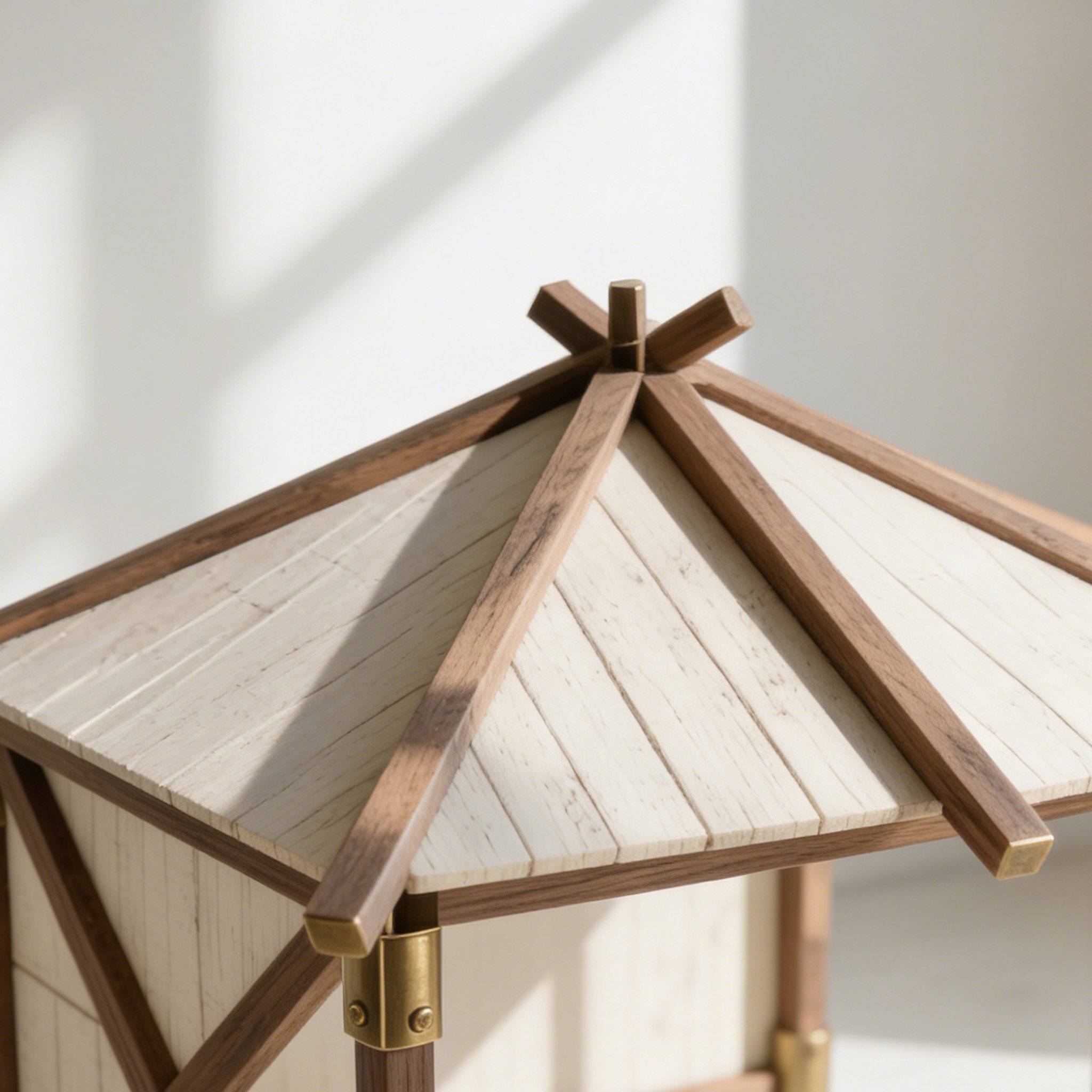 Pihenő pavilon modell dekoráció részletes kidolgozással