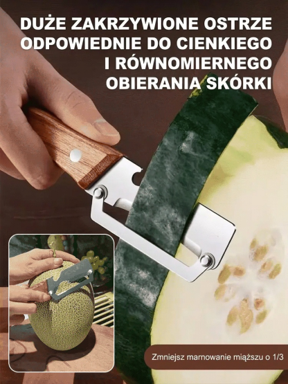 🔪 Niemiecka obieraczka premium – Oszczędź czas i dłonie!