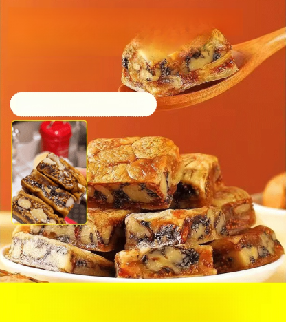 Figa z czarnym sezamem i orzechami włoskimi.