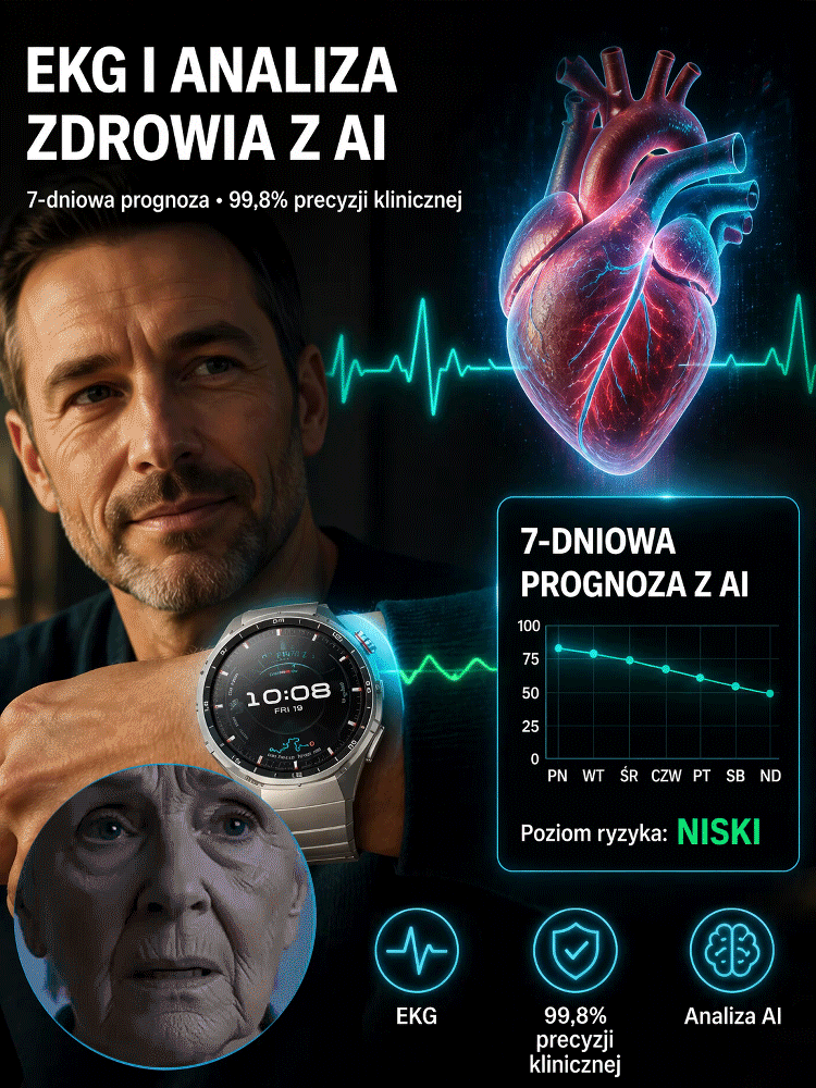 Smartwatch z funkcją rozmów Bluetooth | Bateria działająca do 180 dni | Monitorowanie zdrowia 24/7