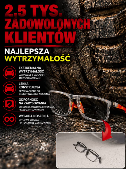 Bez badania wzroku! Okulary progresywne AI: ostre widzenie z bliska i z daleka w jednych okularach!