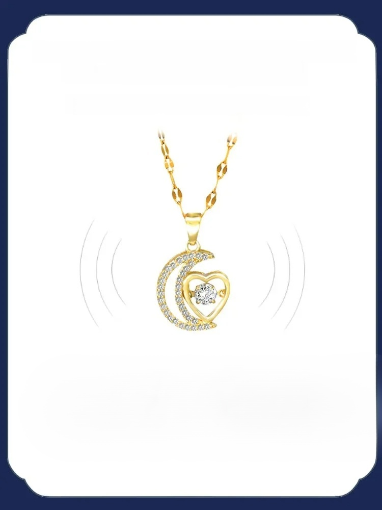 Elegancki naszyjnik w kształcie serca—Wyśmienity wykonany na zamówienie