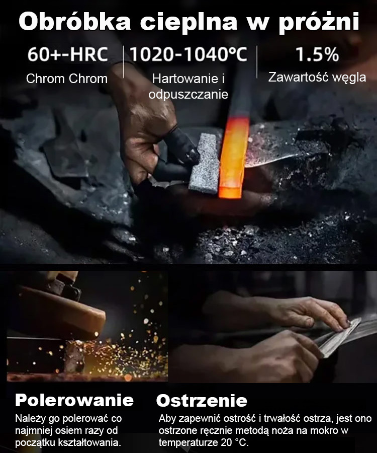 Tajna broń szefa kuchni Michelin: ręcznie kuty nóż, ostry, trwały i nierdzewny