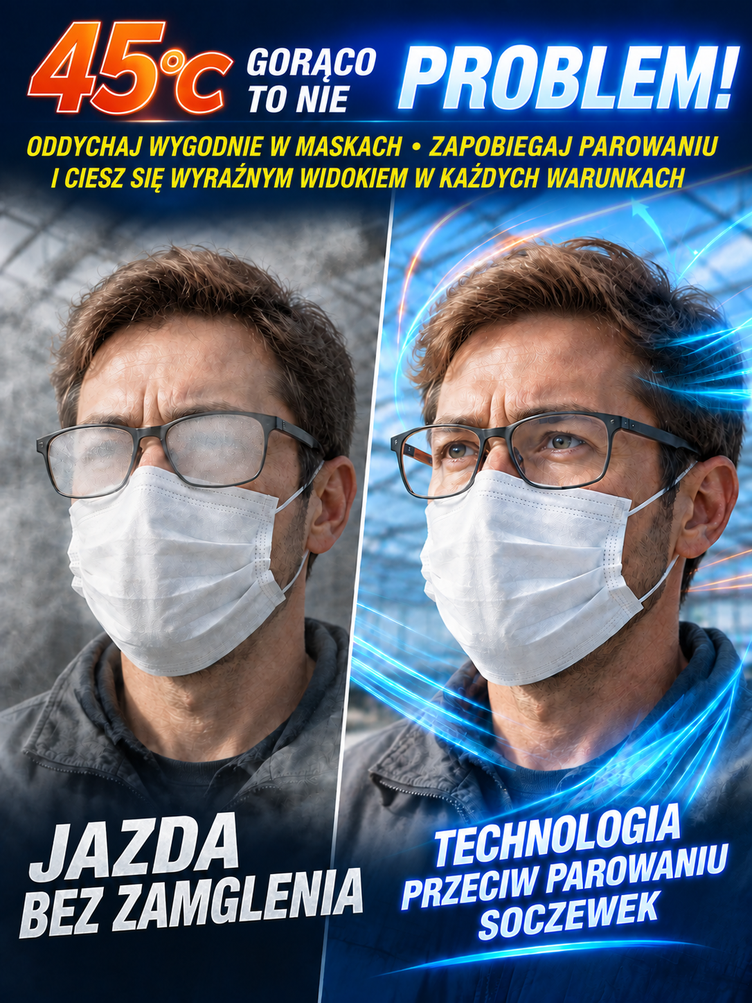 Bez badania wzroku! Okulary progresywne AI: ostre widzenie z bliska i z daleka w jednych okularach!