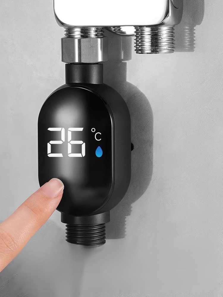 Inteligentny, wodoszczelny wyświetlacz temperatury do słuchawki prysznicowej