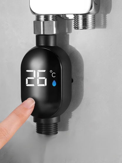 Inteligentny, wodoszczelny wyświetlacz temperatury do słuchawki prysznicowej