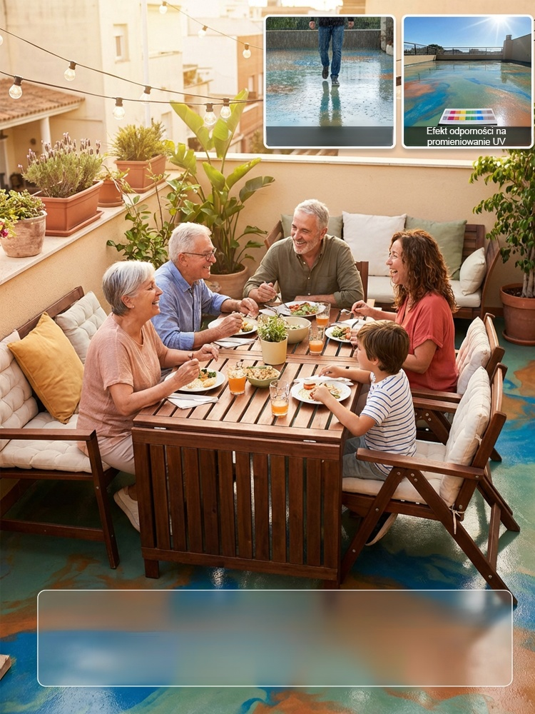 Samopoziomująca farba epoksydowa na bazie oleju do podłóg
