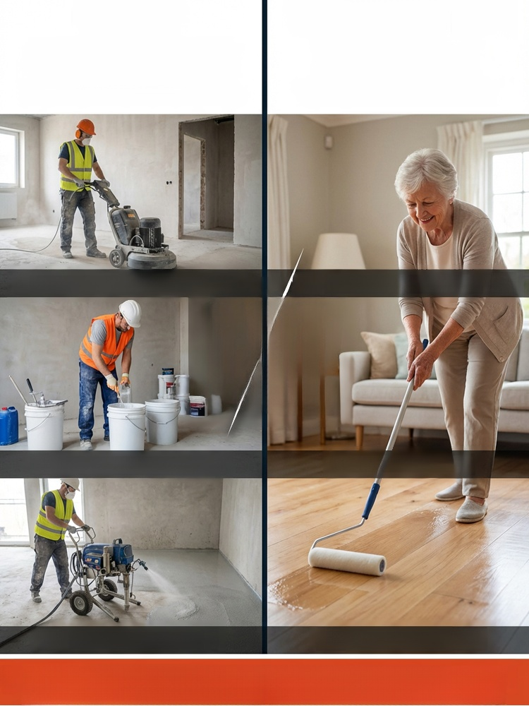 Samopoziomująca farba epoksydowa na bazie oleju do podłóg