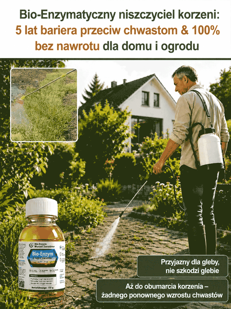 【Całkowite upłynnienie korzeni】5-letni bioenzymatyczny środek hamujący gnicie korzeni, bezpieczny i nieszkodliwy dla gleby