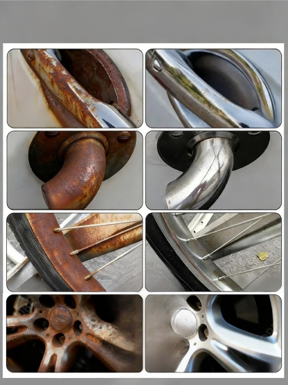 Wielofunkcyjny spray do usuwania rdzy i ochrony powierzchni metalowych.