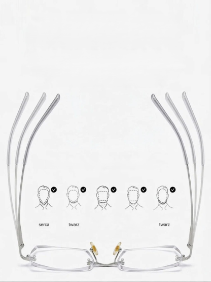 【Współpraca z projektantami】 Okulary do czytania Starry Sky Smart Zoom z funkcją zmiany koloru