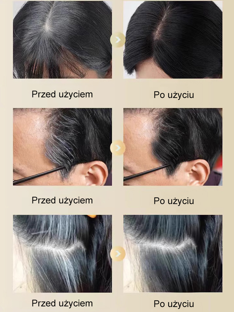 【Kup jeden, drugi gratis】Wodoodporny i odporny na pot sztyft do zakrywania siwych włosów, zakrywa siwe włosy w 1 sekundę