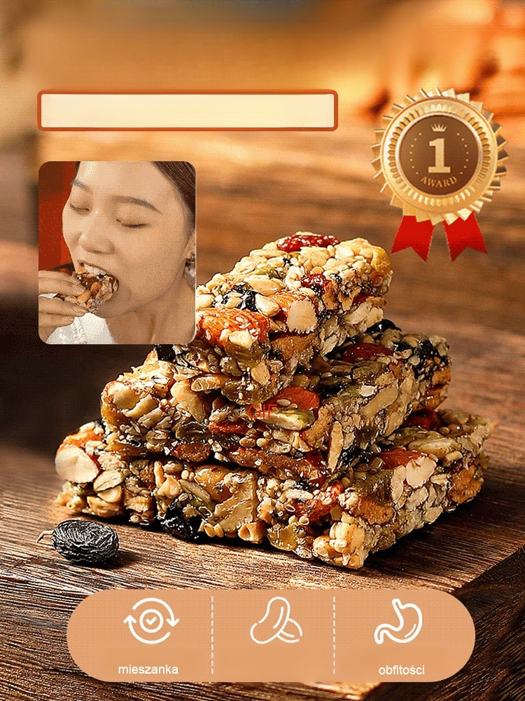 Ręcznie krojone mieszane orzechy