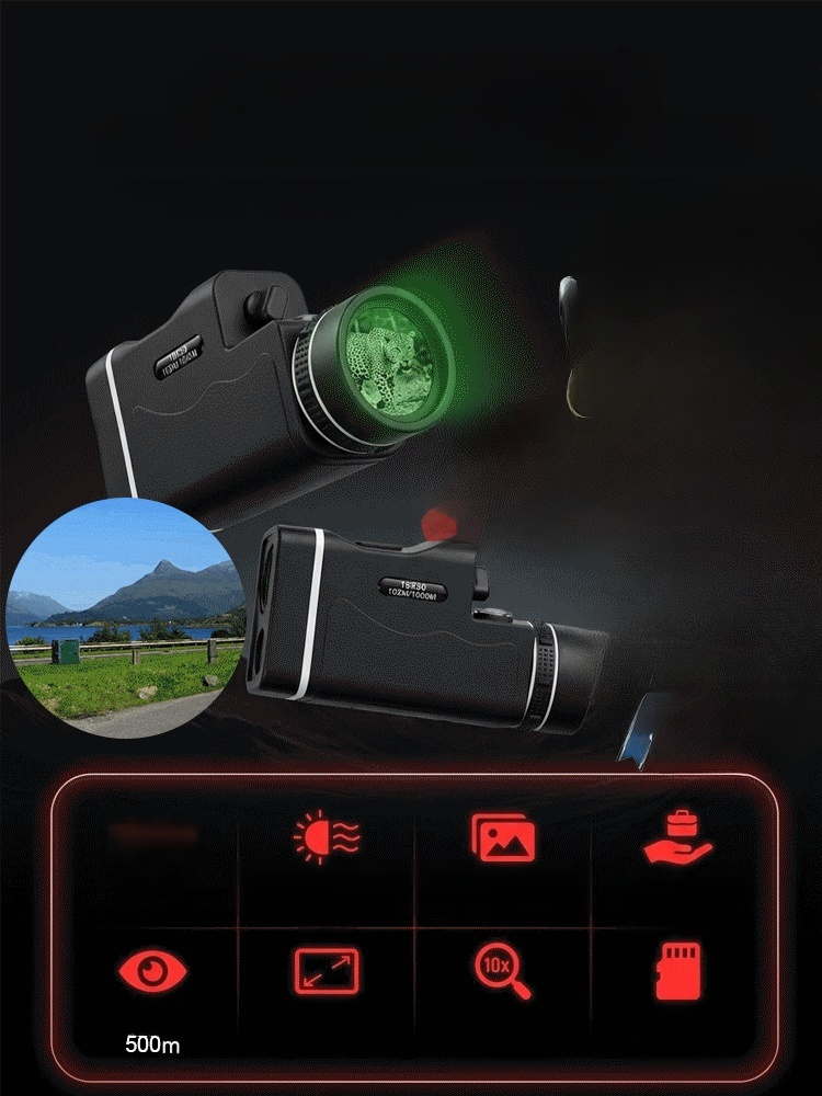 [Profesjonalne monokulary wysokiej rozdzielczości] do podwójnego zastosowania w dzień i w nocy