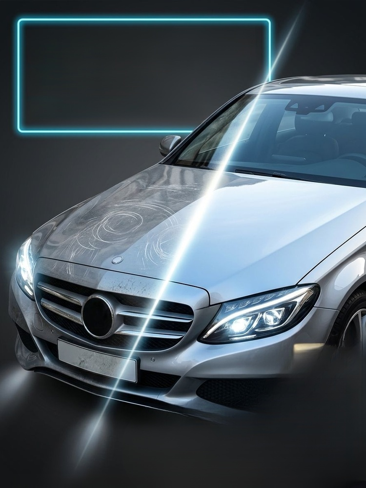 Płyn do pielęgnacji połysku i powłoki ochronnej na zarysowania samochodu