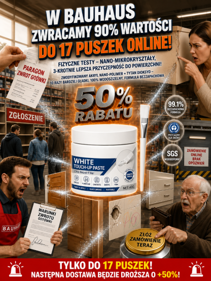 🚀 Pasta do Mebli 2w1: 1 nałożenie do pełnej regeneracji, No more drogich wymian!