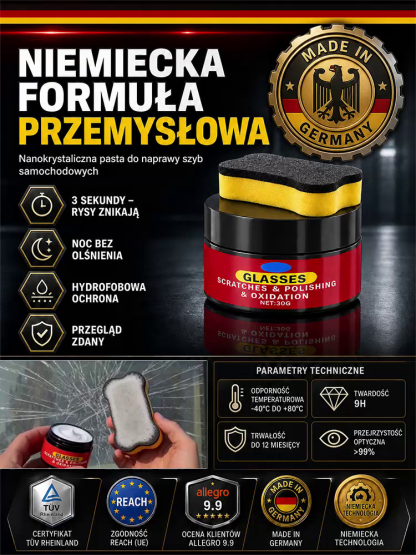 🚀 Nano-regeneracja szyby: 1 aplikacja to efekt salonu, koniec z rysami i oślepianiem!