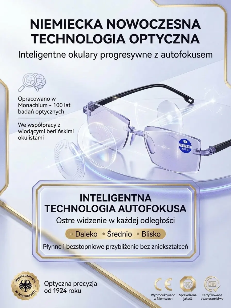 👓⚡ Inteligentne soczewki HD przywracają ostrość 20-latka w sekundę!