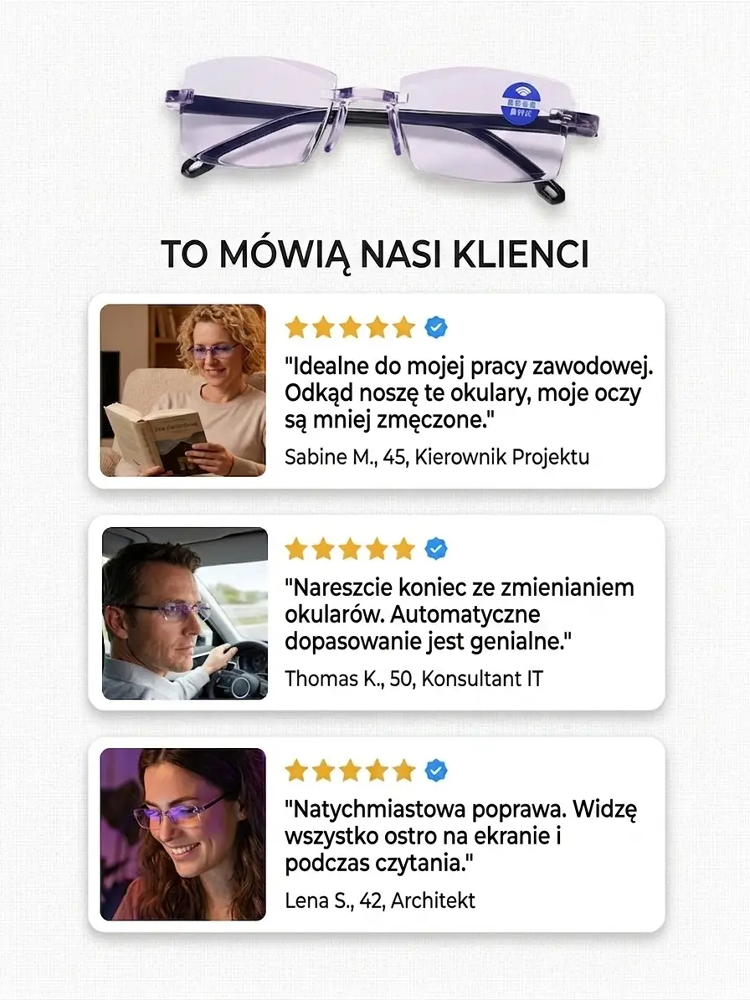 👓⚡ Inteligentne soczewki HD przywracają ostrość 20-latka w sekundę!