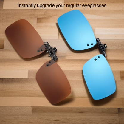 Polarized Clip-On Sunglasses