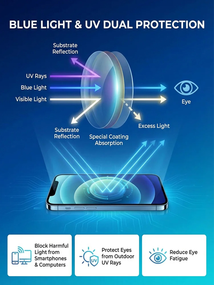 Fashion HD Anti-blue Light Reading Glasses【Buy 1 Get 1 Free for a limited time!】