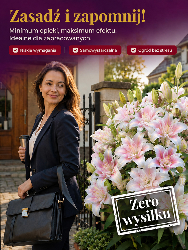 Cebulki lilii plamistej o intensywnym zapachu do eleganckiego ogrodu