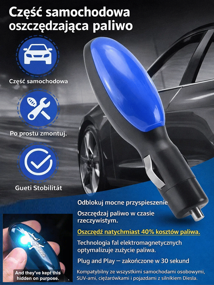 Pierwszy w Polsce inteligentny optymalizator paliwa z technologią NanoTech!【Dostępna ograniczona ilość, nie przegap tej okazji!】