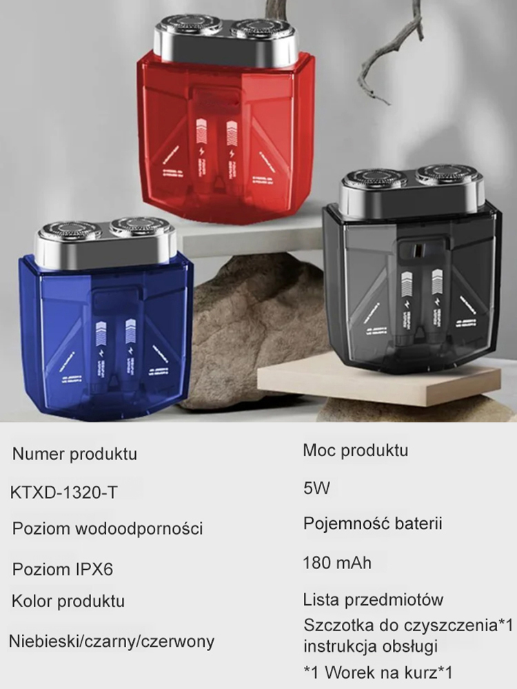 Maszynka do golenia Twin Engine Trend Mecha Razor【Najniższe ceny online, oferta ograniczona czasowo, limitowane ilości, nie przegap!】