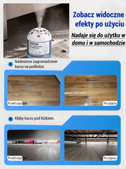 【Dust Buster】Uniwersalny odkurzacz Magic Box【Eliminacja pyłu, sterylizacja i usuwanie zapachów! Czas działania: 20 lat!】