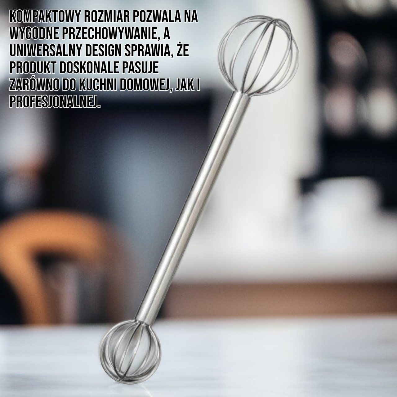 Miszarka do jaj ze stali nierdzewnej w kuchni