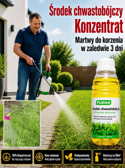 Wyrywanie chwastów na klęczkach to przeszłość! Ekologiczny preparat bez glifosatu (-50%)