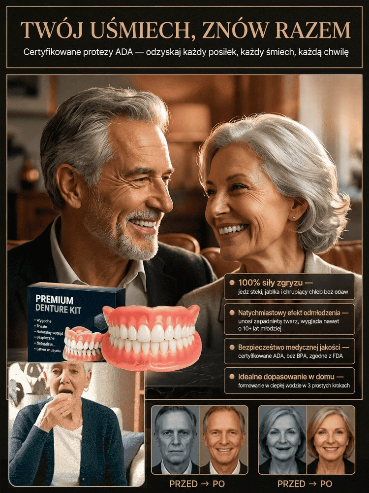 🦷Promocja -50%! Nakładka Stomatologiczna Zapewnia Natychmiastowy Piękny Uśmiech!