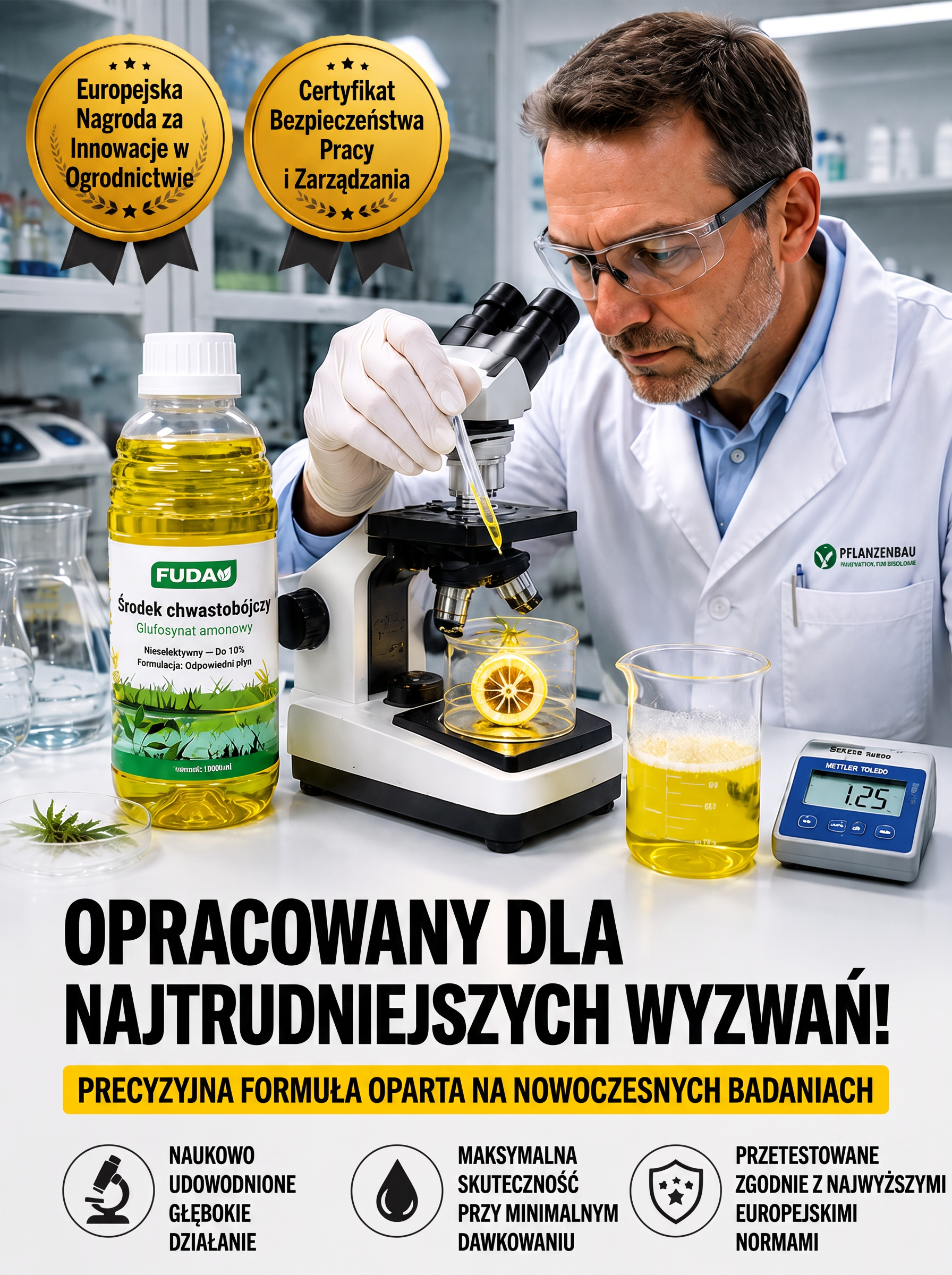 Wyrywanie chwastów na klęczkach to przeszłość! Ekologiczny preparat bez glifosatu (-50%)