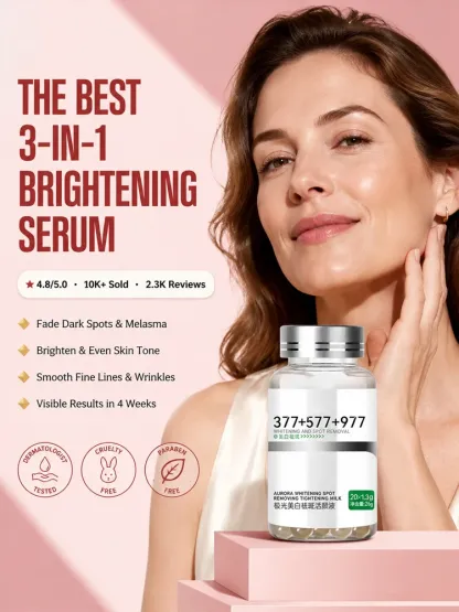 【3 in 1】Whitening, Anti-Blemish and Anti-Wrinkle Essence【See visible results in just 5 days!】【💯We Promise: If Ineffective, We Offer a 10x Refund!💯】