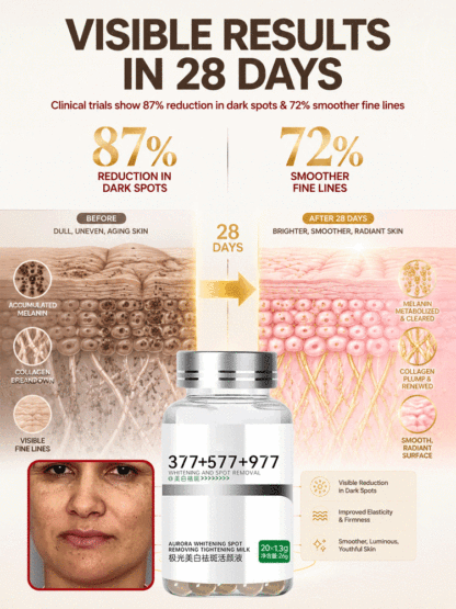 【3 in 1】Whitening, Anti-Blemish and Anti-Wrinkle Essence【See visible results in just 5 days!】【💯We Promise: If Ineffective, We Offer a 10x Refund!💯】