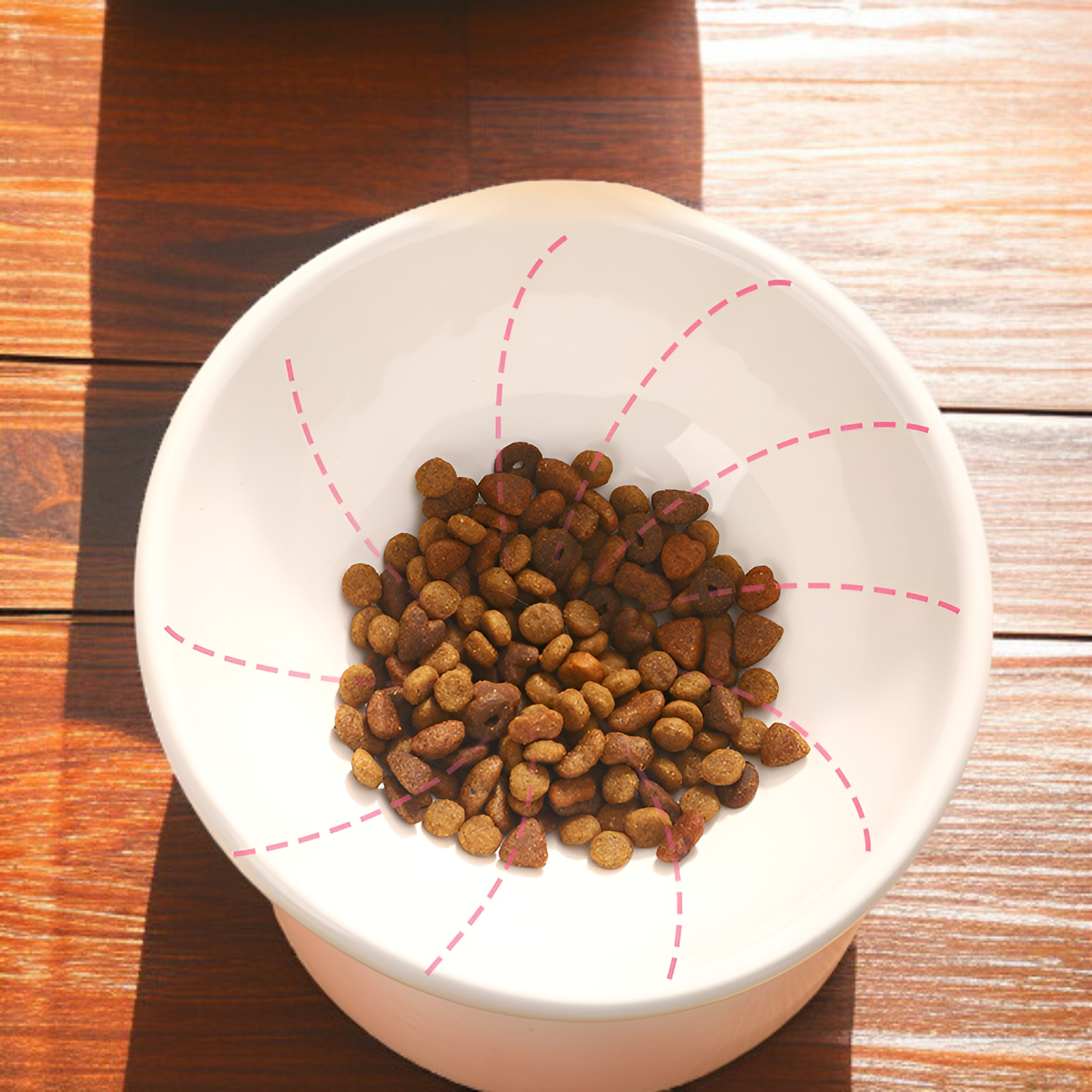Non-toxic ceramic pet bowl for safe drinking