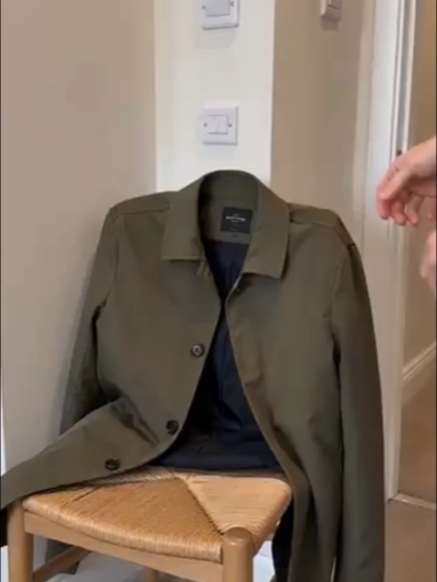 [British Elegance] Men's Classic Single-Breasted Trench Coat，Water-resistant and wrinkle-resistant—stylish and versatile!
