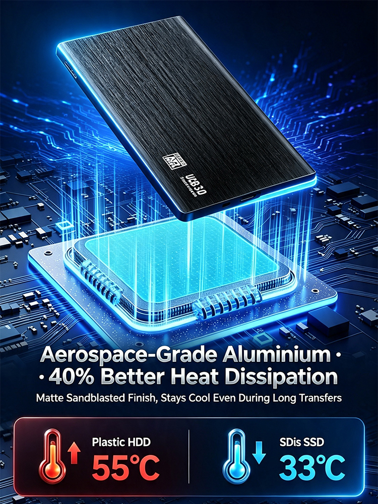 [Newly Upgraded] 32TB Portable High-Speed ​​SSD — 👍Ultra-fast 6000MB/s transfer speeds, 👍Military-grade AES-256 hardware encryption, 🔥Plug-and-play compatibility across all platforms!