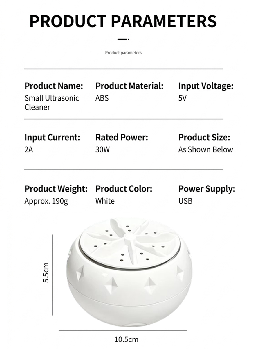 【A must-have for every household!】Ultrasonic Fruit and Vegetable Washer【Effectively removes pesticide residues, insect eggs, harmful bacteria, etc.! Removal rate up to 99.9%!】